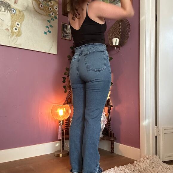 Rag & Bone Sz 29 Peyton Mid Rise Bootcut Medium Wash Jeans Misty WDD23P2928B7MI - Picture 3 of 11